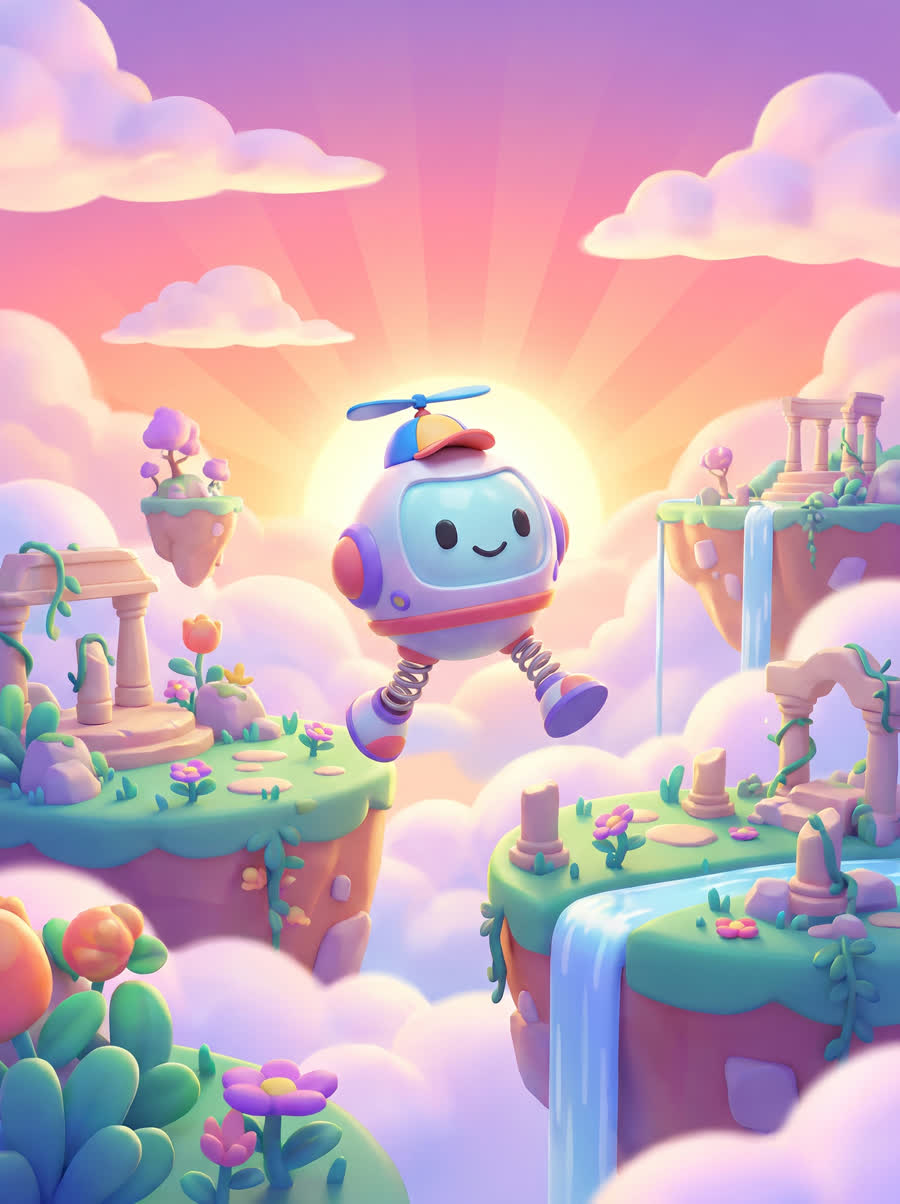 Sky Hopper — Platformer game cover art